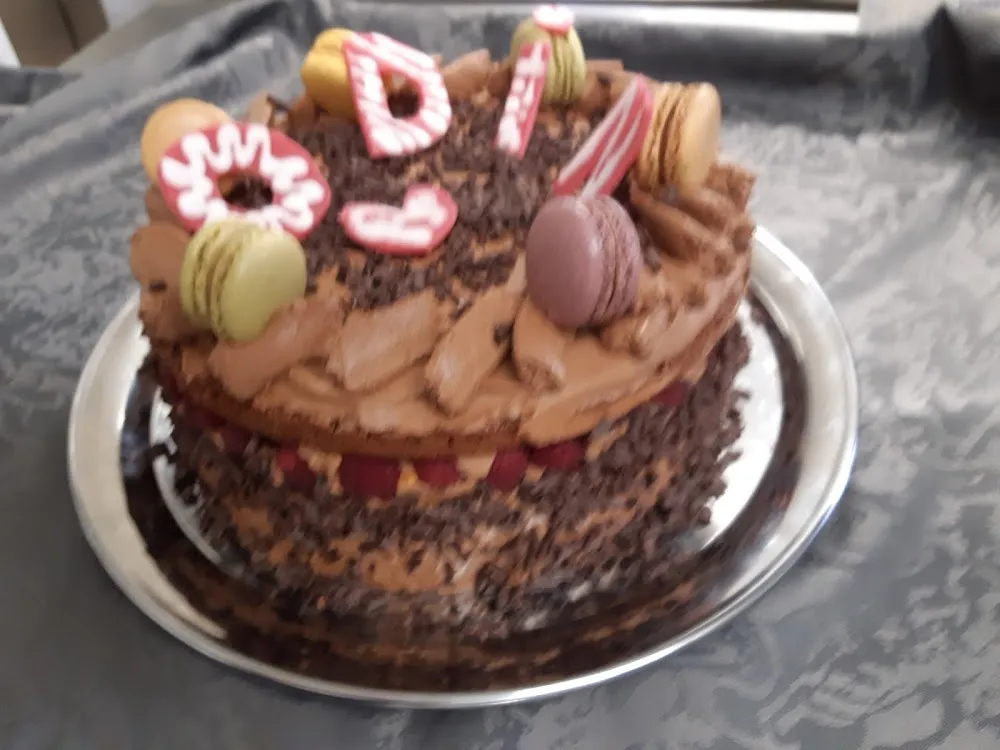 Gâteau Chocolat Framboise
